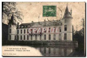 Postcard Old Surroundings Senlis Ermenonville Chateau north coast