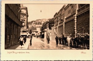 Croatia Susak Strosmajerova Ulica Vintage RPPC C097