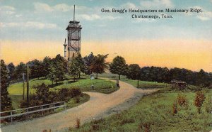 c.'11, Civil War, Gen Bragg, Confederate Forces,at Missionary Ridge,Old Postcard