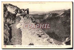 Postcard Old Surroundings of Luchon No Escalette near the Port of Venasque