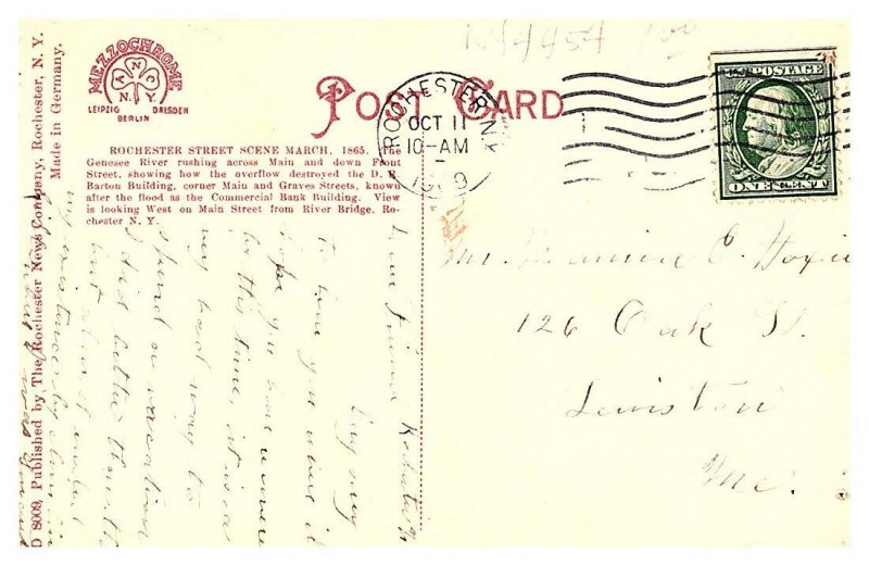 New York   Rochester Flood 1865