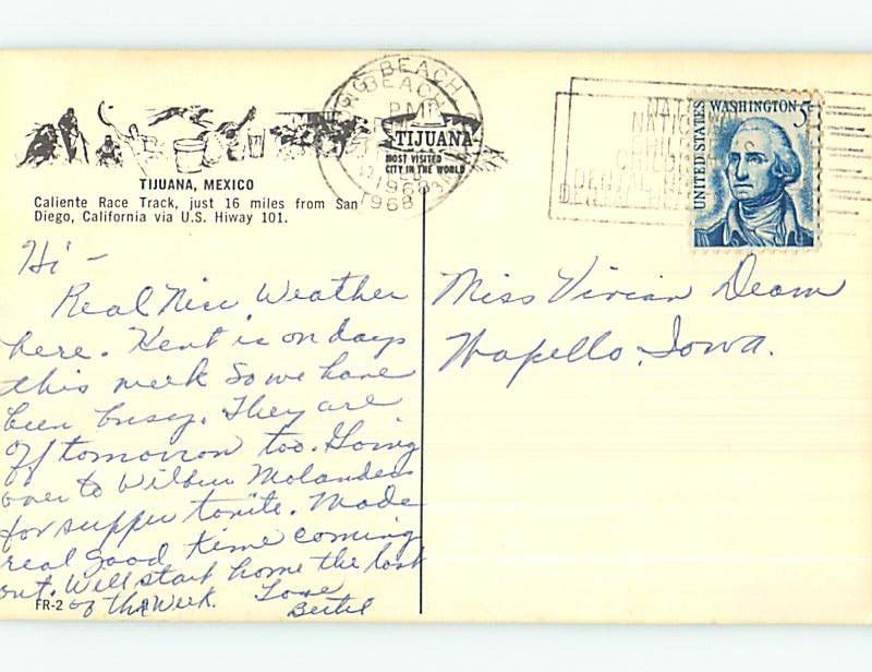 Pre-1980 TOWN VIEW SCENE Tijuana MEXICO p9769