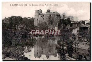 Clisson - Le Chateau took the Pont St Antoine - Old Postcard