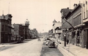 J83/ Leadville Colorado RPPC Postcard c1950s Main Street Stores 484