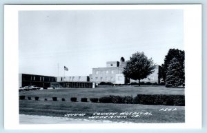 RPPC  JEFFERSON, Iowa IA ~ GREENE COUNTY HOSPITAL ca 1960s Real Photo  Postcard
