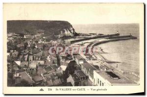 Old Postcard St Valery en Caux Vue Generale