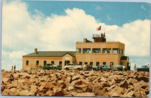 postcard CO - Highway Summit House, Pikes Peak