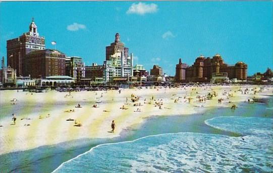 The Famous Beach And Centrol Skyline Atlantic City New Jersey