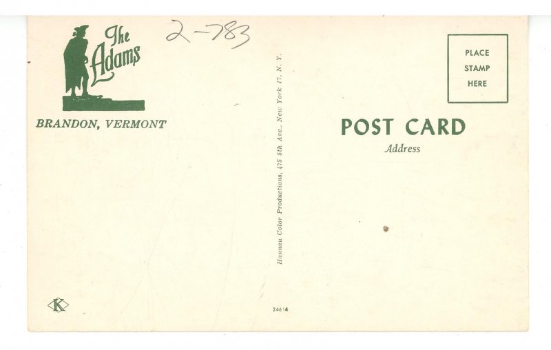 VT - Brandon. The Adams Cottages