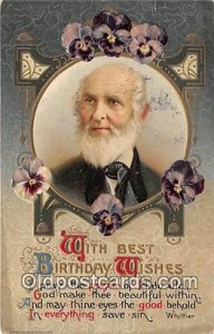 Birthday Wishes Whittier 1912 