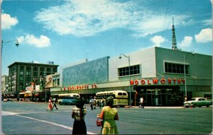 PC Looking West along Washington at First Street Phoenix, Arizona Woolworth's