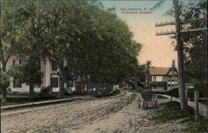 COLEBROOK NH Parsons Street c1910 Postcard