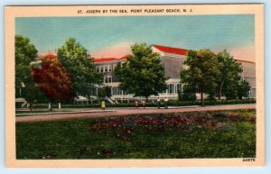 POINT PLEASANT, New Jersey NJ ~ ST. JOSEPH by the SEA c1940s Linen Postcard