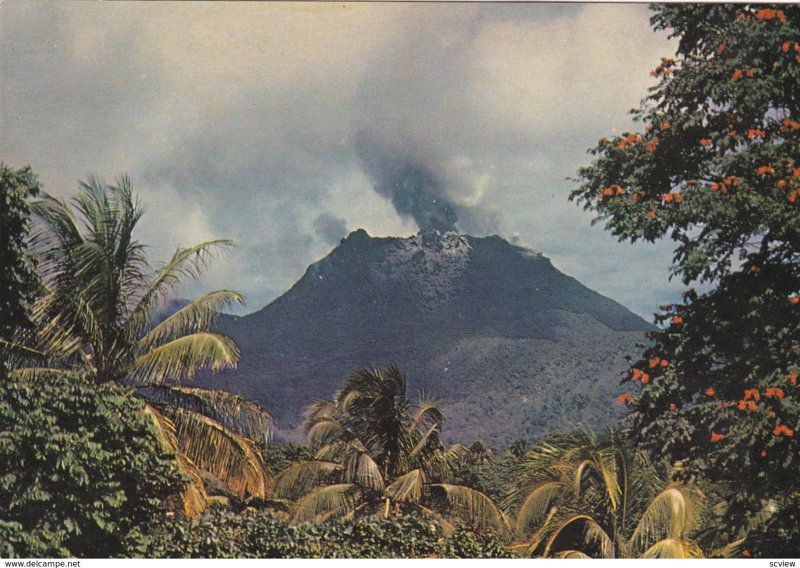 GUADELOUPE (1976) , Eruption de la Soufriere, Ausbruch des vulkans, Volcano