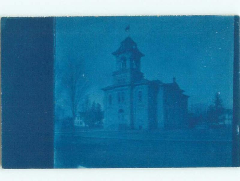 Old rppc BUILDING SCENE Architecture Postcard AB1039