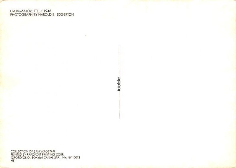 Photograph By Harold E. Edgerton Drum Majorette, C. 1948