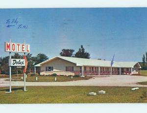 Pre-1980 DELUXE MOTEL Ida Grove Iowa IA M2223