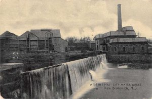 New Brunswick New Jersey Weston Mill City Water Works Vintage Postcard AA52341