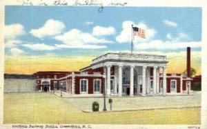 Southern Depot, Greensboro, Southern Railway Station, Greensboro, NC, USA 194...