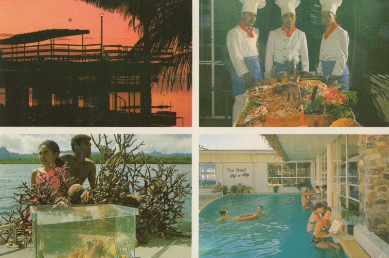 Chefs at Reef Hotel Sigatoka Fiji Postcard