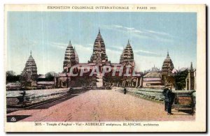 Old Postcard Exposition Coloniale Internationale Paris 1931 Temple of Angkor