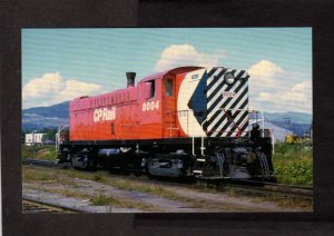 BC British Columbia Canadian Pacific Railroad Train 8004 Coquitlam Carte Postale