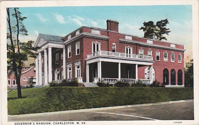 West Virginia Charleston Governor's Mansion Curteich