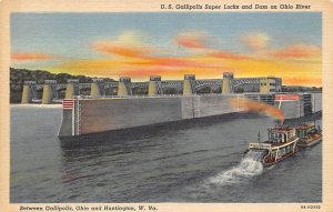 U. S. Gallipolis Super Locks and Dam, Huntington, WV