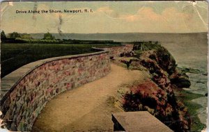 Postcard PANORAMIC SCENE Newport Rhode Island RI AL8571