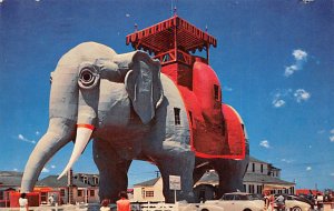 Elephant Hotel Erected in 1885 - Atlantic City, New Jersey NJ