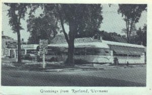 Lindholm's Diner Rutland, VT, USA Unused 
