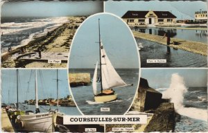 CPA COURSEULLES-sur-MER Scenes (1250252)