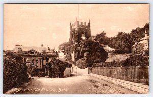 Bath Somerset England~Widcombe Old Church~1920s Photo POSTCARD