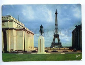 239575 FRANCE PARIS Tour Eiffel Tower Palais de Chaillot old postcard