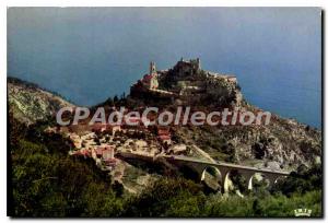 Modern Postcard The Cote D'Azur Eze Village saw the Grande Corniche