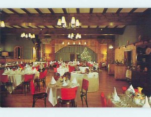 Pre-1980 RESTAURANT SCENE Lac Beauport Quebec QC hk5194