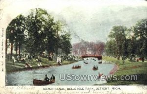 Grand Canal, Belle Isle - Detroit, Michigan MI  