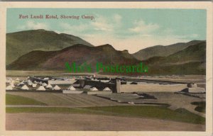 Pakistan Postcard - Fort Lundi Kotal, Showing Camp RS33892