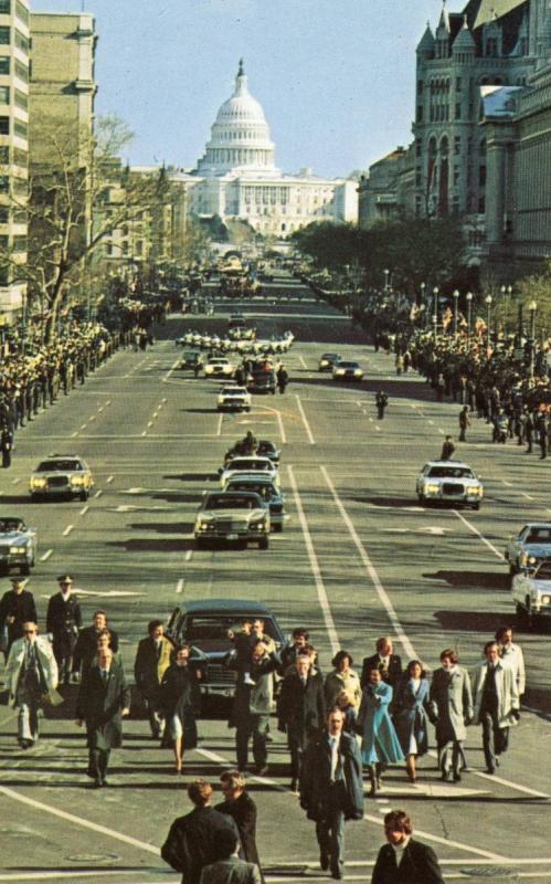 President Jimmy Carter and Family, Inauguration Walk