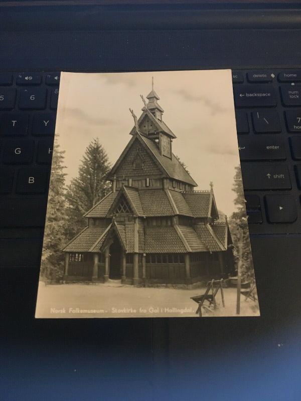 Vintage Postcard - Norsk Folk Museum
