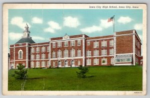 Iowa City High School Postcard D30