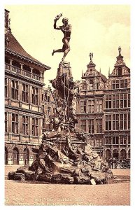 Belgium Anvers, Grand Place Fontaine Brabo