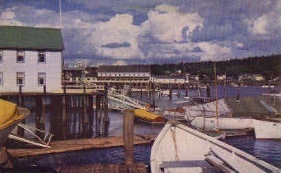 Fisherman's Wharf in Boothbay Harbor, Maine