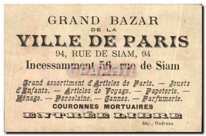 Image Grand Bazaar The City Of Paris Rue De Siam