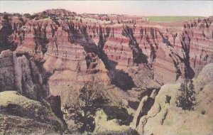 South Dakota Wall Coyote Canyon Badlands National Monument Albertype