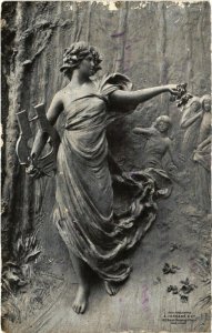 CPA CLERMONT-FERRAND - Sculpture a Ste-Cecile (73003)