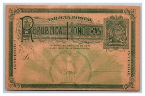 Vintage Early 1900s Private Mailing Postal Card Honduras Green Unsigned Unposted