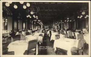 Victoria British Columbia BC Empress Hotel Dining Room RPPC Vintage Postcard