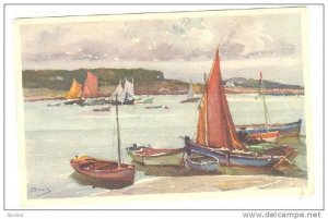 Sail Boat and Row Boats, Concarneau, Finistere, France by Marc, 00-10s