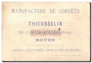 Chromo Paris Tour Jacques New Theaters corset Manufacture Thieusselin Street ...